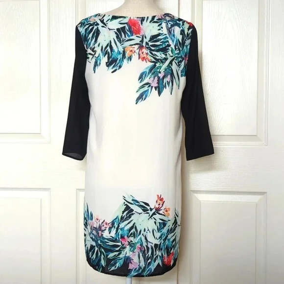 H&M Vanessa Paradise Conscious Tropical White Dress - Picture 5 of 6